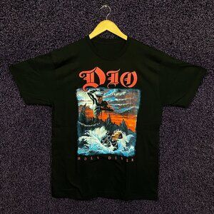 Dio Holy Diver Debut Album Cover Heavy Metal Band T-Shirt M